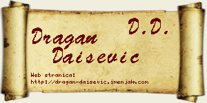Dragan Daišević vizit kartica